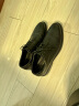 红蜻蜓夏季商务正装系带皮鞋男士镂空皮凉鞋打孔透气 WTA73761L黑色43 实拍图