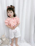 鸞雀翔童裝8九個(gè)月幼童衣服1-3歲嬰兒童潮流夏季套裝2小女孩網(wǎng)紅時(shí)髦兩件套一周歲女寶寶洋氣韓版夏裝 兔子領(lǐng)短袖粉色套裝 110碼 建議身高100-110 體重30-36斤 曬單實(shí)拍圖