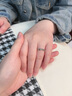 DR情侶戒指結婚對戒鉆石禮物女 LOVE PALACE公主之約 公主之約*單女戒 曬單實(shí)拍圖