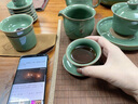 艾瑩嘉 龍泉青瓷茶具套裝高檔梅子青哥窯冰裂紋開片弟窯大師王武青瓷茶具辦公室收藏送禮 25件套-哥窯梅子青開片 曬單實拍圖