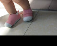 卡特兔学步鞋男宝宝儿童软底机能鞋婴儿女童宝宝婴幼儿宝宝童鞋 粉色（加绒冬款） 内长12cm 19码 (适合脚长11.5cm) 实拍图