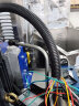 海斯迪克 PE塑料波纹管 电线电缆保护套 聚乙耐磨穿线软管 AD18.5（100米/卷）HKCX-128 实拍图