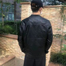 ANDSEEYOU 潮牌男士皮衣 2025秋冬新款機車(chē)皮夾克潮流休閑外套時(shí)尚精品衣服 黑色 2XL 曬單實(shí)拍圖