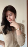 DK瑞士品牌小金表女士手表女氣質(zhì)輕奢七夕情人節(jié)禮物送女友送老婆 米蘭鋼帶-黃金色 【代寫賀卡】 曬單實拍圖