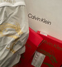 Calvin Klein內(nèi)衣男士金色龍紋印花ck提花腰邊舒適順滑防夾臀平角內(nèi)褲男NB3757 6XU-珍珠灰 L 曬單實(shí)拍圖