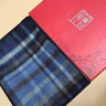 天絲巾畫(huà)100%羊絨圍巾男冬季商務(wù)男士保暖圍脖禮盒裝生日禮物送男朋友老公 175藍灰格【禮盒裝】 180*30cm 曬單實(shí)拍圖