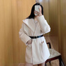 CTOX呢子大衣2025春秋百搭小清新矮小個(gè)子法式斗篷毛呢外套女學(xué)生短款 杏色 M 95-110斤左右 曬單實(shí)拍圖