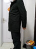 羅蒙風(fēng)衣男士中長(cháng)款春秋季新款商務(wù)休閑連帽大衣中青年夾克外套男工裝 曬單實(shí)拍圖