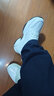 保菲羅亞增高鞋男秋冬季新款休閑鞋男厚底老爹鞋子男士隱形內增高運動(dòng)鞋男 白色增高8cm 38 曬單實(shí)拍圖