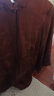 齐黛（QUEDIT）品牌花罗香云纱背心短款V领吊带衫真丝打底背心无袖显瘦桑蚕丝 黑色 L/100-110斤 晒单实拍图