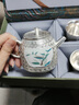 井瓷故宮文創(chuàng  )茶具整套裝高端茶壺茶杯送朋友父母老師公司退休伴手禮物 鎏銀竹韻壺丨溫文杯2個(gè) 曬單實(shí)拍圖