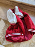 PELOMIC中型犬狗狗衣服秋冬款棒球衛(wèi)衣柯基衣服寵物運(yùn)動(dòng)服飾保暖冬裝狗服 紅色 XXL 胸圍75cm背長(zhǎng)51cm體重30-38 曬單實(shí)拍圖