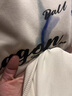 啄木鳥青少年學(xué)生秋季新款衛(wèi)衣男生潮流休閑衣服圓領(lǐng)寬松長(zhǎng)袖T恤打底衫 白色 XL 曬單實(shí)拍圖