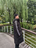 雪中飛新款男女情侶長(zhǎng)款連帽羽絨服青春運(yùn)動(dòng)時(shí)尚陽(yáng)光學(xué)院風(fēng) 黑色|8056 175/96A 曬單實(shí)拍圖