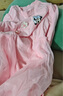 迪士尼寶寶（Disney Baby）兒童可愛(ài)居家爬服舒適保暖連體衣24年冬季新款 淺粉 80cm 曬單實(shí)拍圖