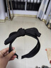 玫瑰的故事劉亦菲黃亦玫同款紅色兔耳朵發(fā)箍女夏季蝴蝶結頭箍發(fā)卡 蝴蝶結黑色發(fā)箍 曬單實(shí)拍圖