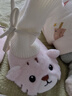 趣爾熊0-6-12月男女寶寶步前防滑嬰兒鞋軟底0-1歲學(xué)步鞋秋冬加絨不掉鞋 淘氣虎粉色 加絨 12 【內長(cháng)12cm】 6-9個(gè)月參考 曬單實(shí)拍圖