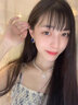 寶曼丹 BORMENDAM橢圓鑲鉆耳環(huán)女士高級感輕奢小眾氣質(zhì)時尚百搭高貴風耳釘大方耳飾 糖果橢圓耳環(huán) 曬單實拍圖