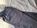 TOMMY HILFIGER【柔順雙面布】秋冬男裝純色休閑抽繩束腳運動針織衛(wèi)褲32361 藏青色DW5 L 曬單實拍圖