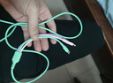 貝殼莫克 數(shù)據(jù)線三合一蘋果Type-c安卓手機(jī)充電線多功能一拖三頭適用蘋果/小米華為榮耀三星vivo 1.5米【液態(tài)色】三合一充電線1條裝 曬單實(shí)拍圖
