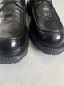 金利來(lái)（Goldlion）男鞋厚底增高商務(wù)正裝皮鞋男士系帶手抓紋大頭皮鞋男冬季加絨棉鞋 黑色 39 比標準碼皮鞋偏大一碼 曬單實(shí)拍圖