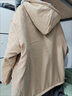 安初夏羊羔毛絨外套男士棉衣休閑套裝冬季衣服寬松加厚棉服男裝三件套 外套杏色+毛衣白+加絨抽繩褲黑 XL 曬單實(shí)拍圖
