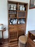 溪木工坊實(shí)木書(shū)架組合書(shū)柜新中式茶柜置物架多寶閣展示架老榆木茶架博古架 大組合柜·收納柜+展示柜+書(shū)柜 曬單實(shí)拍圖