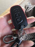 北京現代鑰匙包全新途勝領(lǐng)動(dòng)名圖朗動(dòng)ix25瑞納ix35悅動(dòng)勝達菲塔斯真皮鑰匙套汽車(chē)鑰匙扣 現代C款黑色 曬單實(shí)拍圖