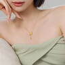 周生生蝴蝶結流蘇項鏈 黃金套鏈 95299N計價(jià) 47厘米5.85克 曬單實(shí)拍圖