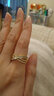 YaoYiZun交叉戒指女款情人節禮物小眾設計高級感輕奢生日禮物送老婆 交叉戒指 曬單實(shí)拍圖
