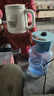 美能迪自動(dòng)上水電熱水壺桶裝水燒水壺一體機電動(dòng)帶加熱抽水器燒水器大桶水泡茶飲水機 底部上水白色防燙玻璃壺 1L +智能底座 曬單實(shí)拍圖