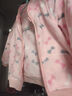 嘟嘟家寶寶防風(fēng)衣兩件套秋冬兒童外套三合一保暖男童上衣女童童裝 粉色 曬單實(shí)拍圖