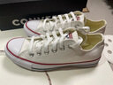 匡威（Converse）帆布鞋All Star經(jīng)典低幫白色小白鞋男鞋女鞋常青款休閑情 101000 【Jennie同款】  37 曬單實(shí)拍圖
