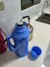 SIMELO施美乐玻璃内胆热水壶保温壶宿舍开水瓶带木塞热水瓶3.2升蓝色 实拍图