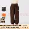 左西女童加絨褲子秋冬款2025新款兒童燈芯絨保暖長(zhǎng)褲女孩運(yùn)動(dòng)褲冬 咖啡色 140 cm 建議身高140cm左右 曬單實(shí)拍圖