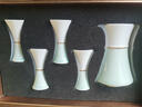 蘇氏陶瓷（SUSHI CERAMICS）陶瓷酒具套裝白酒杯分酒器天青色酒具摯友1壺4杯精美禮盒裝 曬單實(shí)拍圖