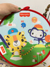費(fèi)雪（Fisher-Price）兒童玩具飛鏢盤粘粘球男孩女孩投擲飛鏢盤黏黏球室內(nèi)戶外互動(dòng)玩具 圓形飛鏢盤（4色4球+1掛鉤） 曬單實(shí)拍圖