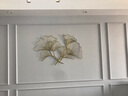 佐森 銀杏葉金屬墻飾掛件壁飾沙發(fā)背景墻面裝飾品室內(nèi)客廳臥室中式鐵藝創(chuàng)意家居 銀杏葉大號【不銹鋼升級款】香檳金色（1.2米款） 曬單實拍圖