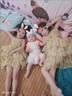 G·DUCK KIDS小黃鴨2025女童夏季新款雪紡連衣裙兒童碎花吊帶裙涼快小清新裙子 黃綠色 碎花吊帶群 90 建議身高85cm左右 曬單實(shí)拍圖