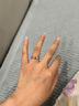 周大生 鉆戒18k金比翼雙飛鉆石戒指情侶對戒求婚結(jié)婚送女友情人節(jié)禮物 女士13圈號 曬單實拍圖