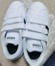 adidas「T头鞋」VL COURT板鞋小白鞋德训鞋男小童阿迪达斯轻运动 白色/黑色 31(185mm) 实拍图