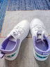 九寸陽(yáng)光板鞋男休閑小白鞋男鞋休閑男鞋皮鞋男青少年學(xué)生板鞋防臭運動(dòng)鞋 小白潮鞋白紫色 42 曬單實(shí)拍圖