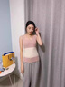 JERRIE MOCK貼片無(wú)痕保暖背心女士加絨內(nèi)搭修身美體打底衫上衣防寒內(nèi)衣大碼 高級(jí)灰 XL 曬單實(shí)拍圖