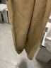 佐優(yōu)品潮流束腳寬松日系工裝褲男闊腿燈籠褲九分直筒休閑老爹長(cháng)褲子男 卡其色 M 曬單實(shí)拍圖