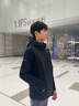 HELLY HANSEN, HH海麗漢森h(huán)h24冬情侶款針梭織拼接一體織工藝彈力防潑水外套夾克 黑色-男 L 曬單實(shí)拍圖