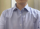 九牧王男裝正裝短袖襯衫S24春夏季DP免燙易打理格子襯衫男 曬單實(shí)拍圖