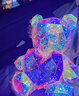 蘭爾納多生日禮物送女生發(fā)光幻彩小熊送女友老婆閨密高級感擺件七夕情人節(jié) 紅色愛心絢彩熊發(fā)光禮盒 30CM禮 曬單實拍圖