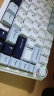 狼蛛（AULA）F75客制化机械键盘gasket结构全键热插拔无线三模蓝牙电竞游戏办公 冰川蓝  收割者轴 实拍图