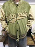 NASALIKE官方潮牌美式麂皮絨外套男女春秋季字母棒球服vintage飛行員夾克 黑色 XL   推薦120-140斤 曬單實(shí)拍圖