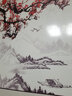鑫萬(wàn)豐碳晶石墨烯取暖器電暖氣片壁掛式電暖畫(huà)家用 書(shū)房辦公室靜音裝飾電熱 板取暖畫(huà) 木紋框1800瓦-迎客松 曬單實(shí)拍圖